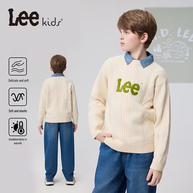 

LeeKids Kids Retro Jacquard Logo Sweater 160