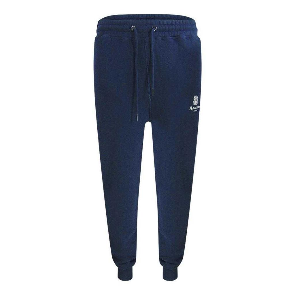 Aquascutum Men's Active Basic Ribbed Jogging Bottoms