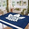 Toronto Maple Leafs Design Kristalfluweel Tapijt Zacht Decoratief Mat voor Slaapkamer Entree
