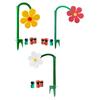 Dancing Flower Lawn Sprinkler Crazy Daisy Water Sprinkler 360-Degree Rotating Dancing Sunflower Sprinkler for Yard Garden Watering Dogs Kids