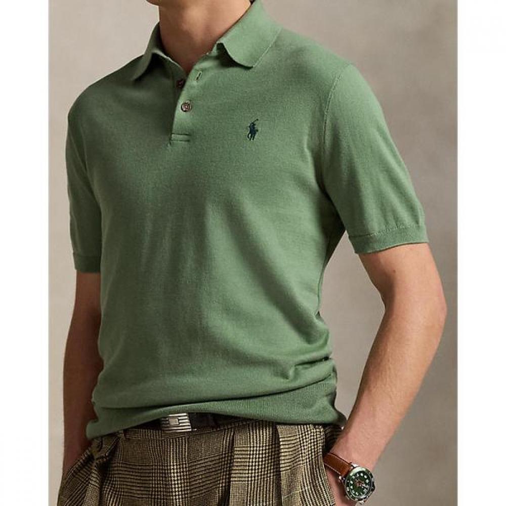 Polo Ralph Lauren Men Cotton Polo Collar Sweater  Mnposwe1n820085101 