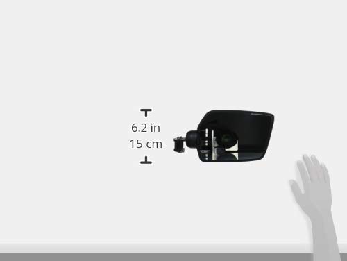 Tsuchiya Yac Aero Cruising Mirror, Short, Black, CV-312, Interior Accessories