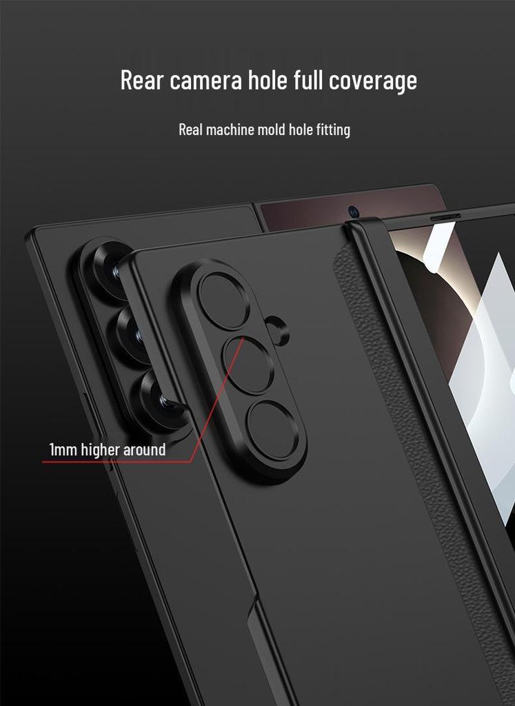 Samsung ZFold8Ultra Magnetic Leather Case with Hinge Protection, Full Coverage, Ultra-thin, Anti-drop