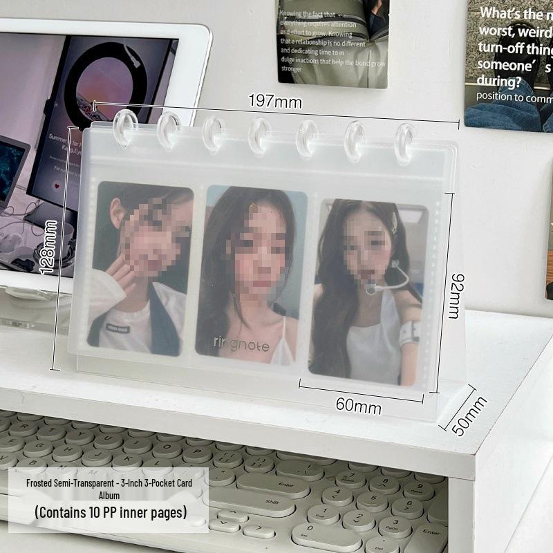 3-Zoll Polaroid Transparentes Fotoalbum & Desktop-Display