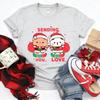Kawaii Bubu Dudu Merry Christmas Couple Tshirt Trendy Funny Cartoon Anime Shirt Fashion Holiday Party Celebrate Cotton Tees