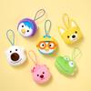 [pororomall] Pororo Face Plush Keychain - Pororo