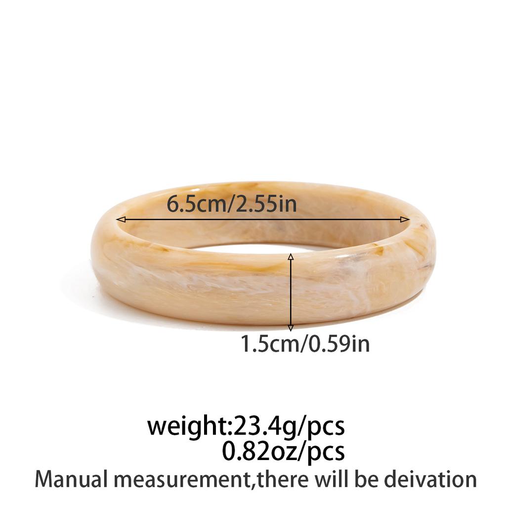 Y2K Boho Transparent Resin Acrylic Bangles for Women 2025 New Fashion Geometric Irregular Bracelet Aesthetic Jewelry