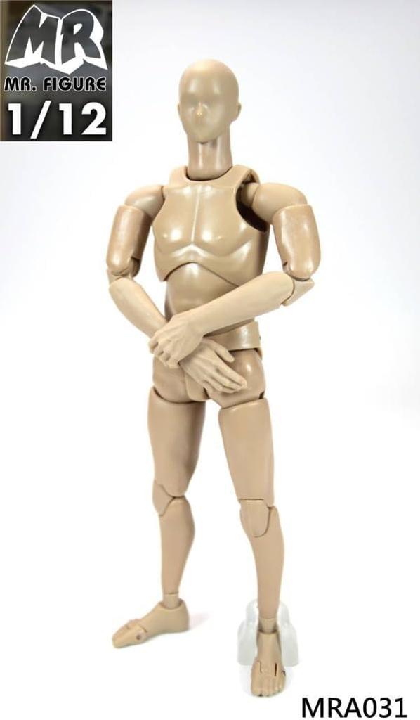 MR.FIGURE MRA031 112 Man Body 112 Action Figure Body Drawing Doll 112 Scale Figure Male Body Base First Production Limited Edition (MRA013)