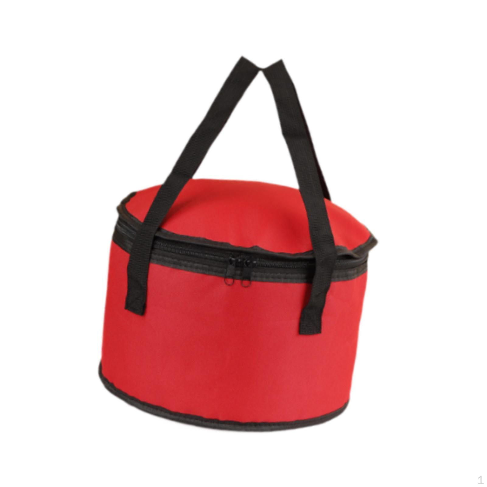 

Insulated Bag for Food, Delivery with Zipper, Thermally Insulated, Practical, красный