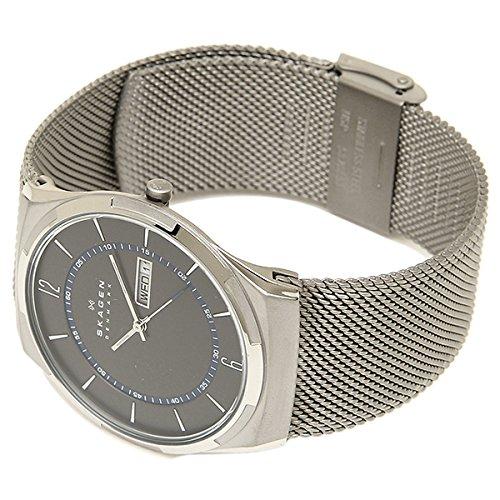Skagen Men's Titanium Watch, 40mm, Quartz Movement, Gray and Silver, SKW6078 [Parallel Import]