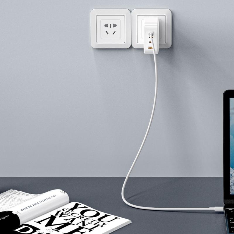 150W 3 Port USB C Chargers Plugs QC3.0 PD3.0 150W 2 Type C 1 USB Fast Chargers Plugs for Cellphone, Laptops, Tablets