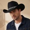 Fashion Breathable Jazz Knight Hat Wide Brim Heart-shaped Diamond Cowboy Hat Solid Color Sun Hat For Men Women
