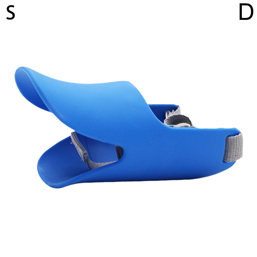 

Собачий намордник Силиконовый намордник-маска для домашних собак Защита от укусов Прекращение лая Маленький Большой Собачий намордник Аксессуары для домашних собак S синий