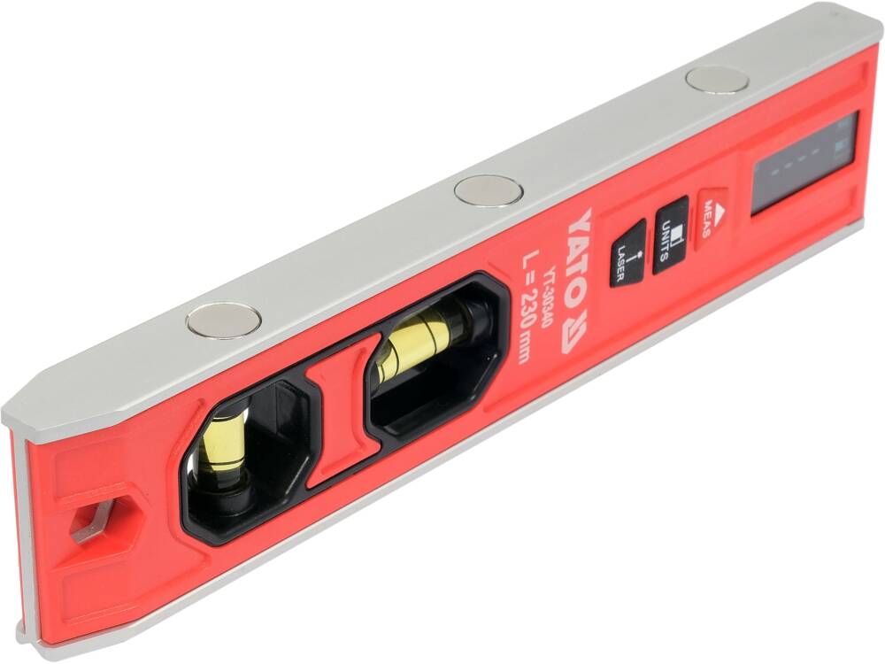 Torpedo Level With Laser Rangefinder 230Mm - Yt-30340