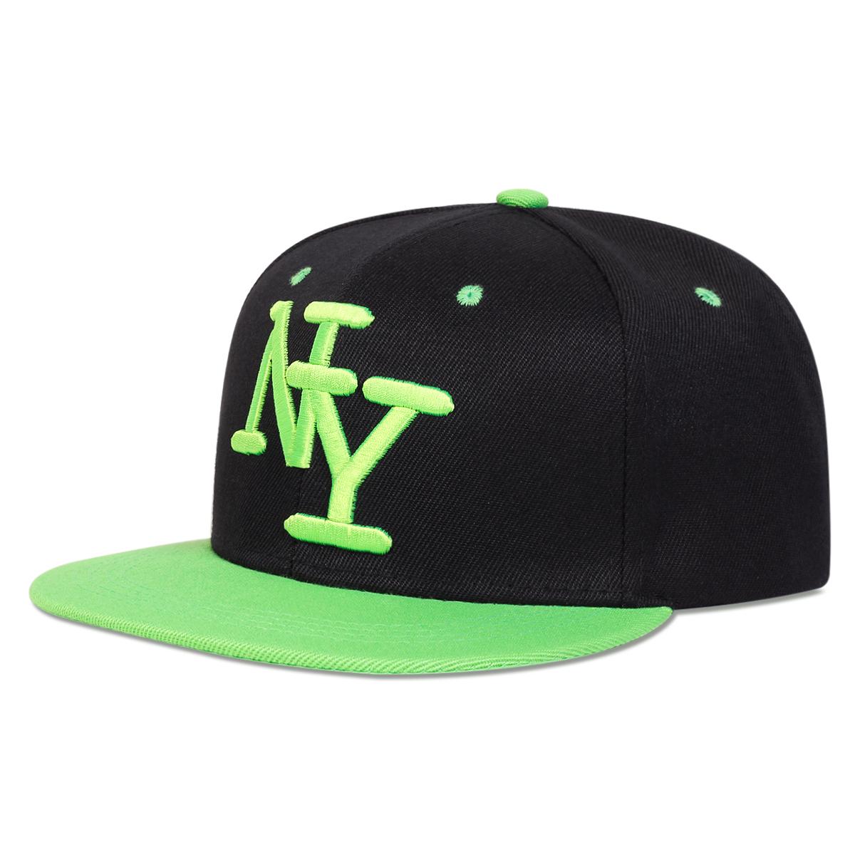 

Унисекс Вышивка букв NY Хип-хоп шляпы Весна Осень Улица Регулируемые Повседневные Бейсболки Солнцезащитная шляпа