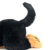 Knee Dog Miniature Dachshund Black Plush Toy S P-3012
