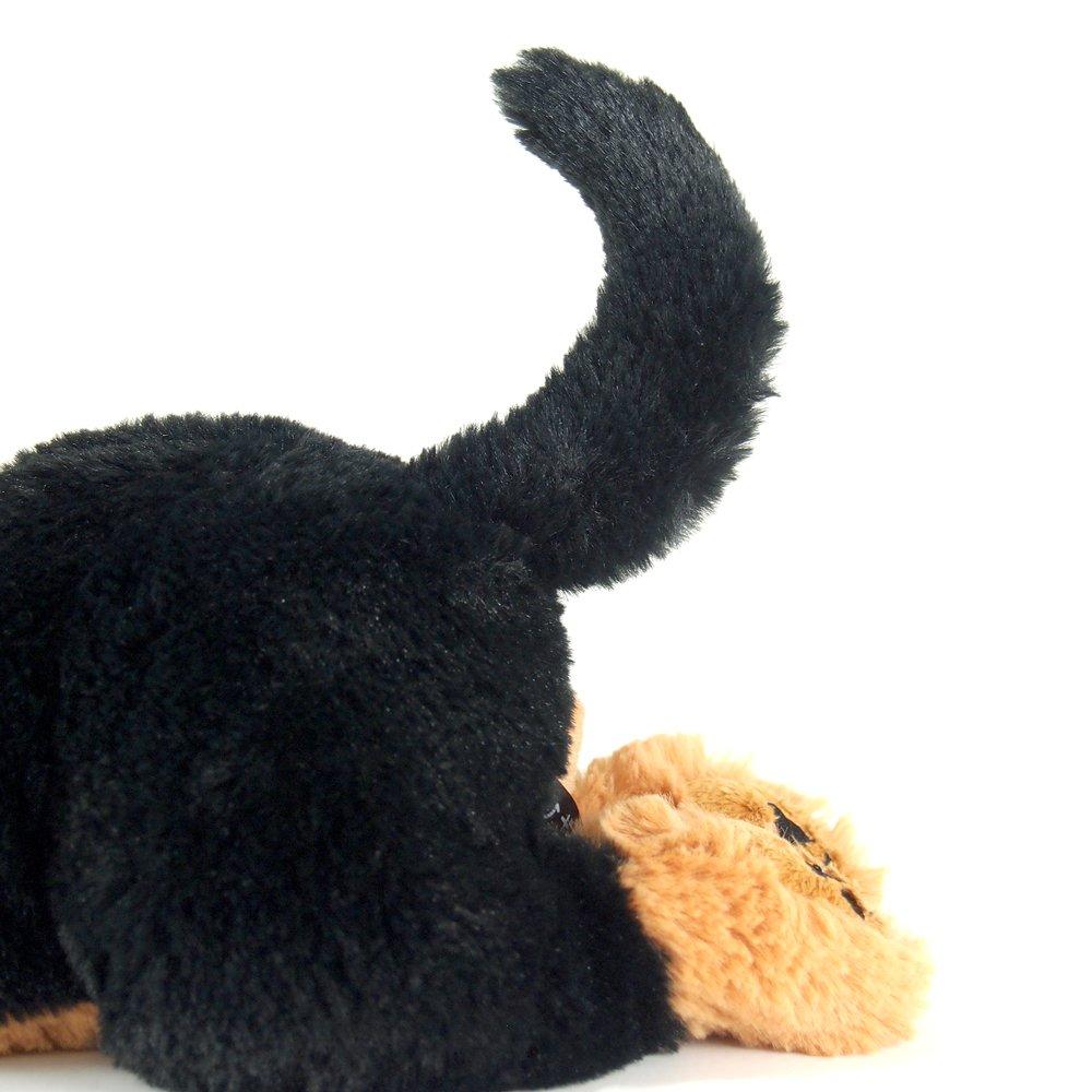 Knee Dog Miniature Dachshund Black Plush Toy S P-3012