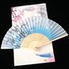 Bamboo Wooden Handmade Colorful Vintage Style Fan Crafts Dance Hand Fan Folding Fan Home Decoration