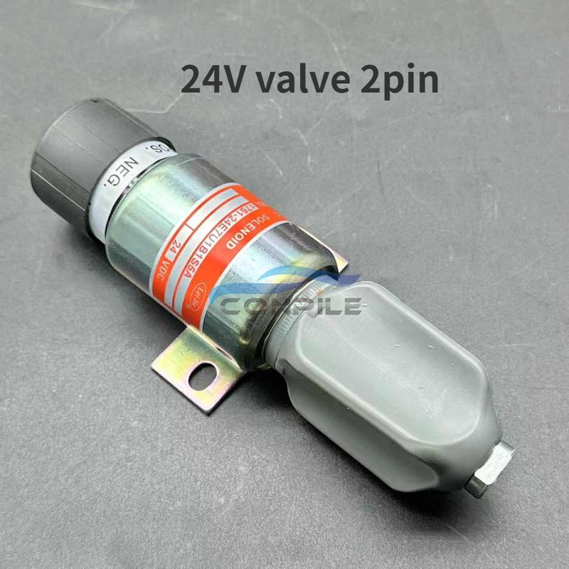 for Hyundai R225 for Carter S6K for Komatsu PC60-7 PC130 Excavator flameout solenoid valve rod
