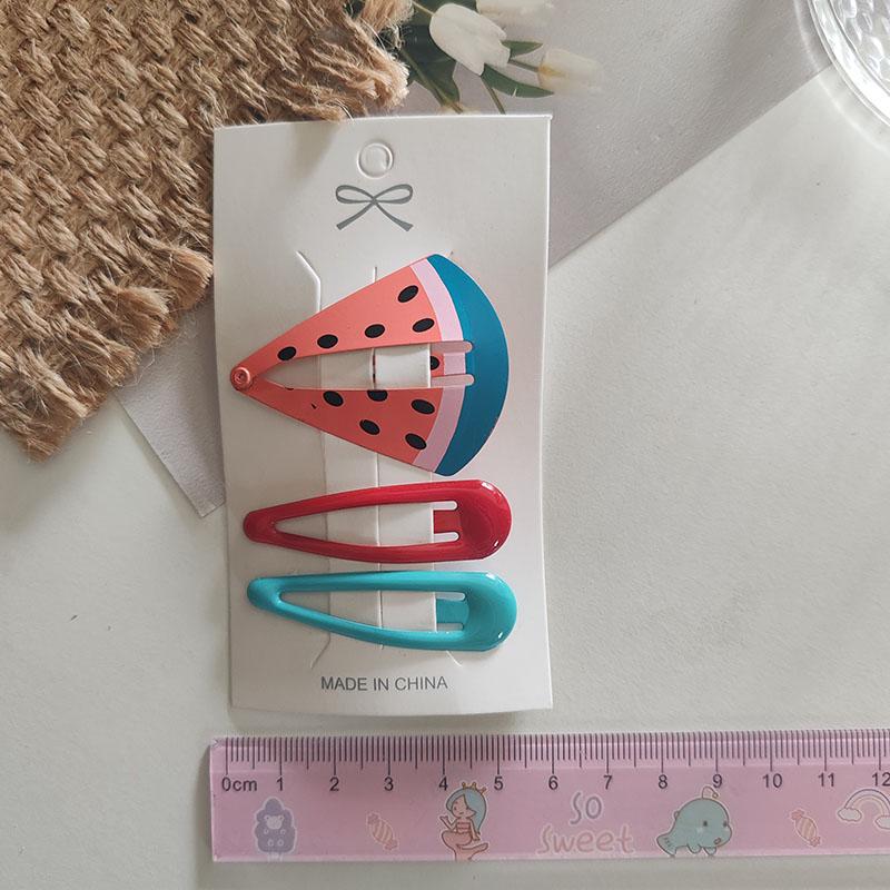 

3 шт. Модные мультяшные милые фруктовые заколки-невидимки для волос для женщин, девочек, детей, подарок, аксессуары для волос, украшение для вечеринки, праздника
