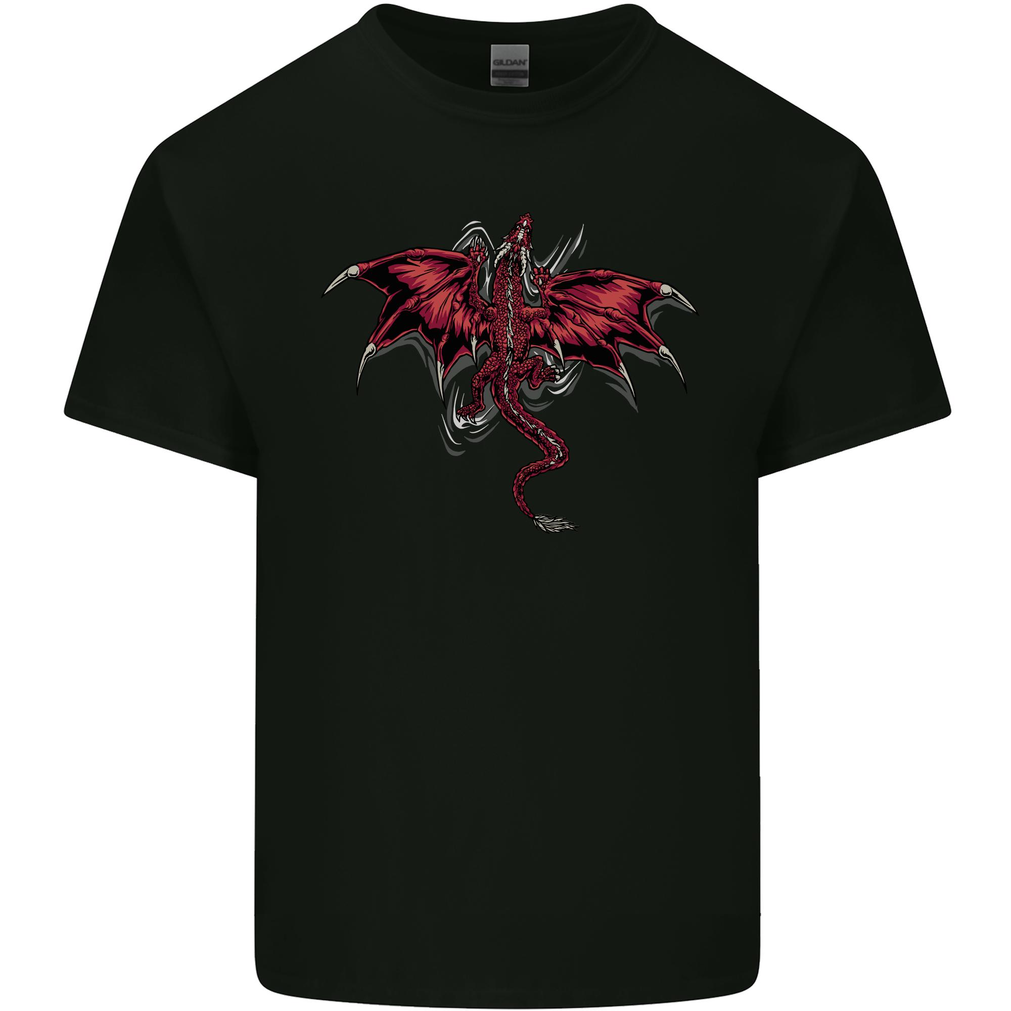 A Climbing Dragon Fantasy Unisexs Light Cotton TShirt S