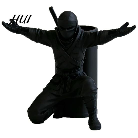 Handmade Office Accessory 3D Printed Ninja Pen Holder for Desk PLA Organizer Classroom Supplies Pencils Markers Unique Gift Students Teachers Fans