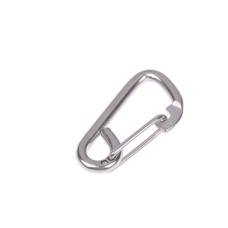 

(YOUU06)Simple Stainless Steel Scuba Diving Buckle Clip Heavy Duty Camping Carabiner Hooks Outdoor Safety Diving Buckle Clip