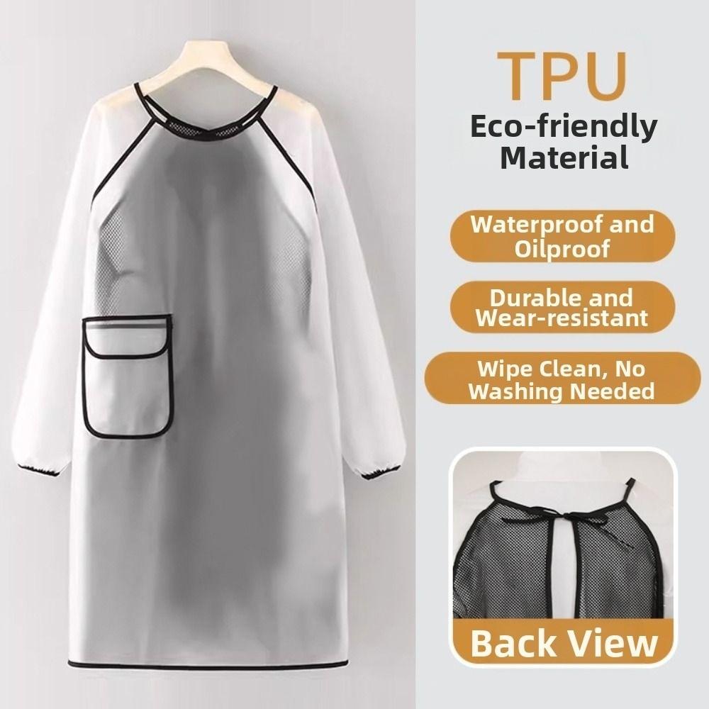 Wodoodporny fartuch TPU Plamoodporny Strój Roboczy Gastronomiczny Fartuch Kuchenny do Gotowania Zastosowanie w Restauracji