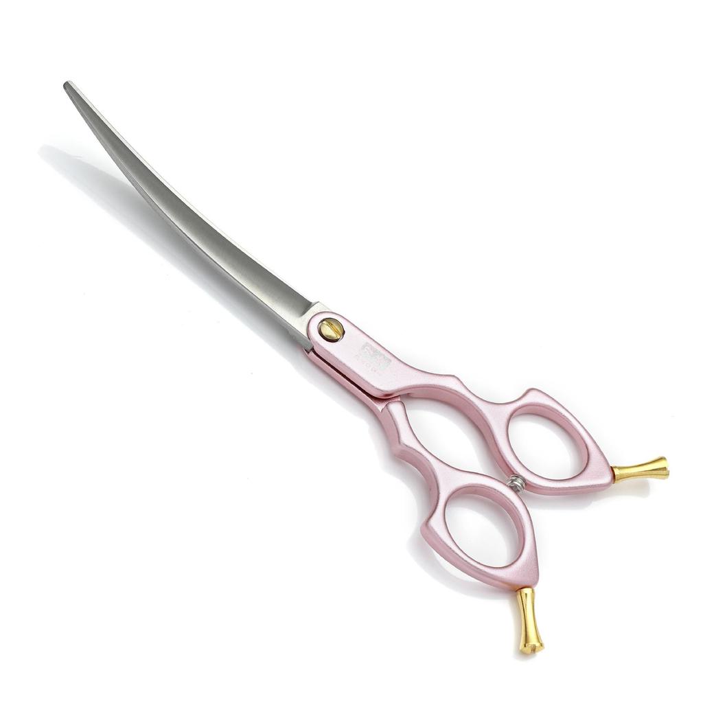 6.5" Colored Pet Grooming Scissors - 9cr18 Stainless Steel, Cat/Dog Hairdressing Shears, Customizable Logo/Pattern