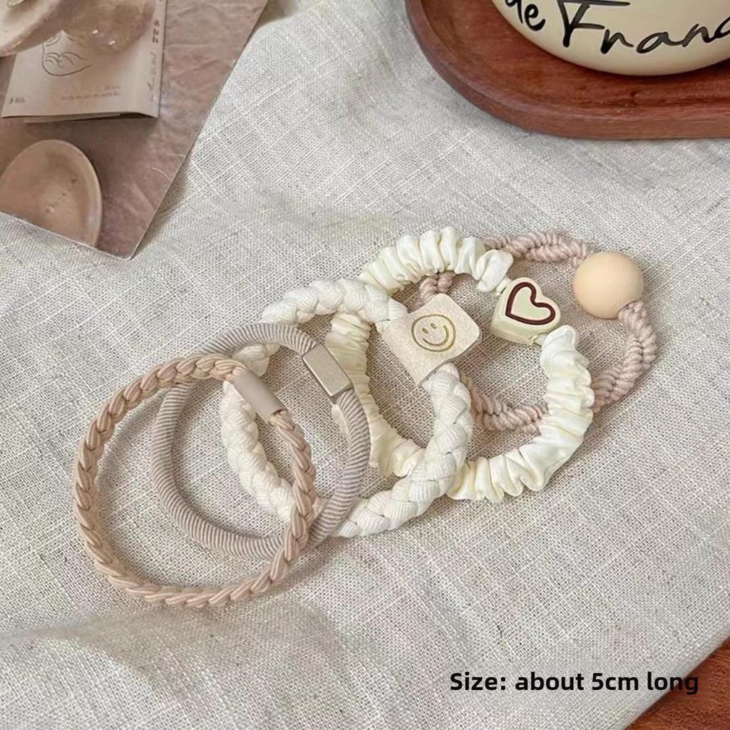 Chouchou élastique haut de gamme pour femmes 2025 avec couverture en cuir durable