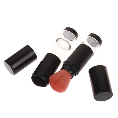 2 In 1 Foundation Brush Makeup Brush Empty Travel Blush With Refillable Loose Powder Bottle Jar Makeup Beauty Tools