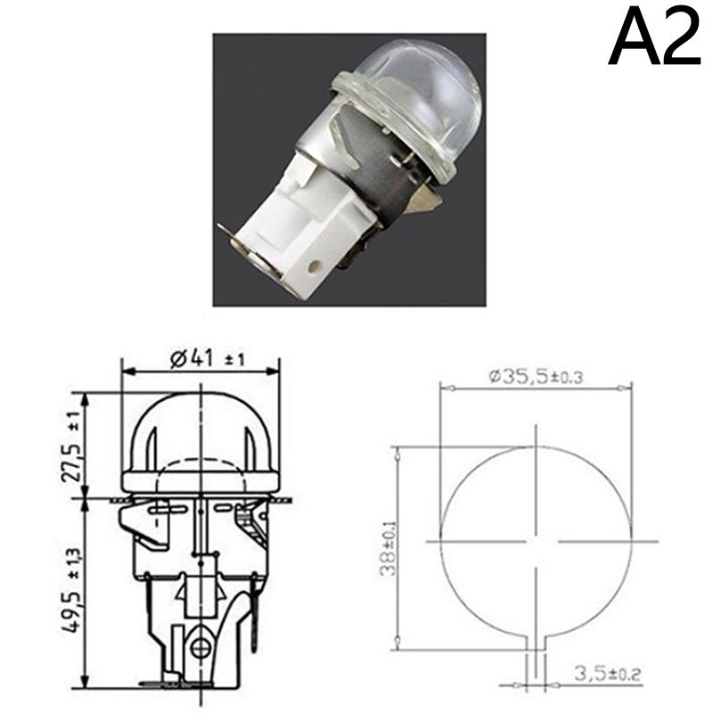 15W 25W 1501/2501 Oven Lamp Holder Refrigerator E14 Halogen Bulbs Light Base Heat Resistant Microwave Lamp Adapter 120/220/240V