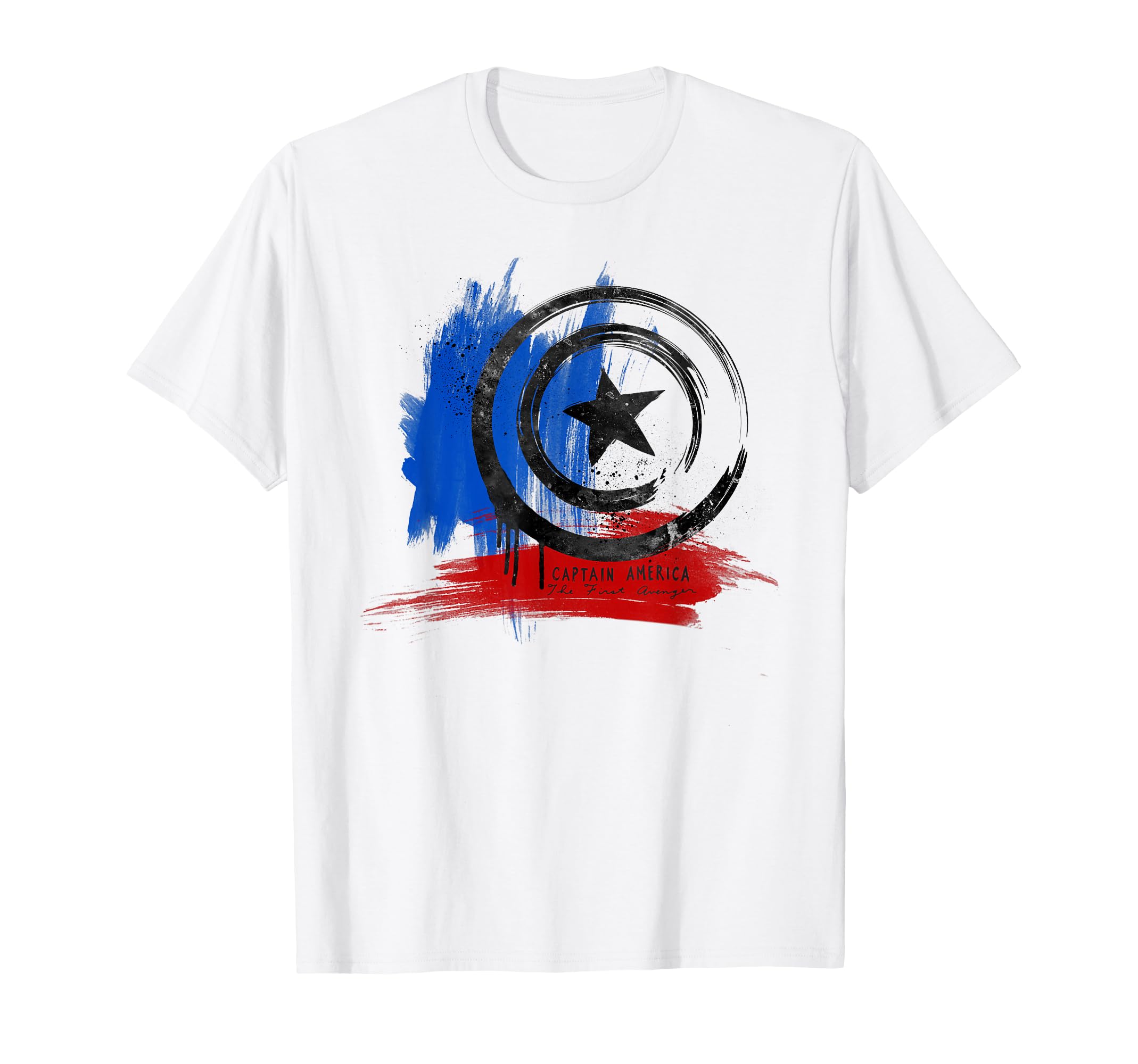 

Marvel Captain America First Avenger Brushstroke T-Shirt