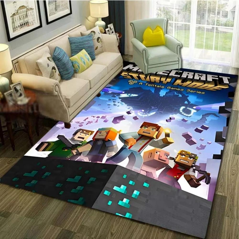 Cartoon Game Characters Carpet  for Living Room Modern Decor Bedroom Non-Slip Soft Rug Kitchen Floor Mat Entrance Doormat