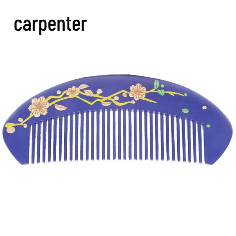 Tan Mujiang Prosperity Bloom Wooden Comb Gift Set