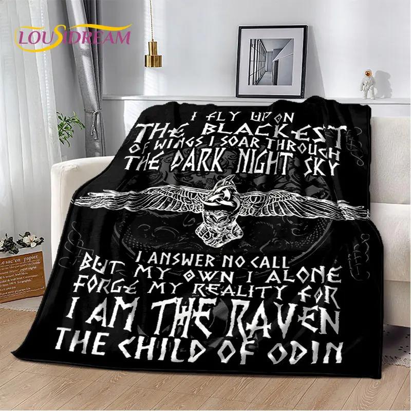 Viking Norse Mythology God Loki Soft Plush Blanket,Flannel Blanket Throw Blanket for Living Room Bedroom Bed Sofa Office Cover