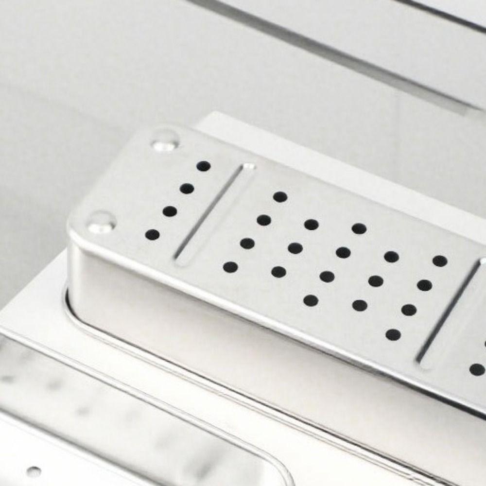 Draining Spoon Fork Storage Box Stainless Steel Chopsticks Cage Durable Cutlery Holder  for Kitchen