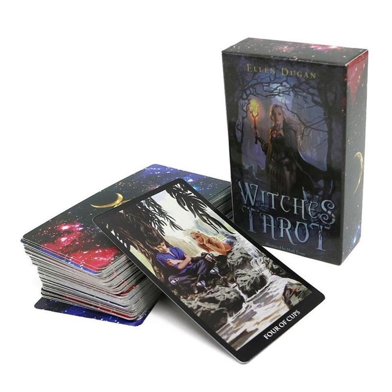 Witches Tarot Cards A 78 Deck Oracle English Visions Divination Edition Borad Spille spill