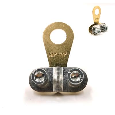 Copper Brass Wire Terminal For Battery Cable Crimping Fits Wide Wire Range With 1.2mm Thick Plate And Secure Clamp
