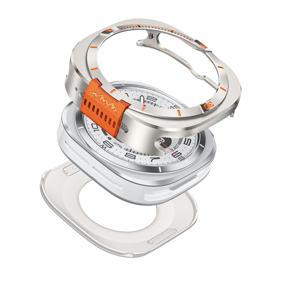 Custodia Protettiva in Metallo 2026 per Samsung Galaxy Watch Ultra 7 47mm Cover ULTRA 2025 Watch8 44mm Protezione Schermo Accessori 7
