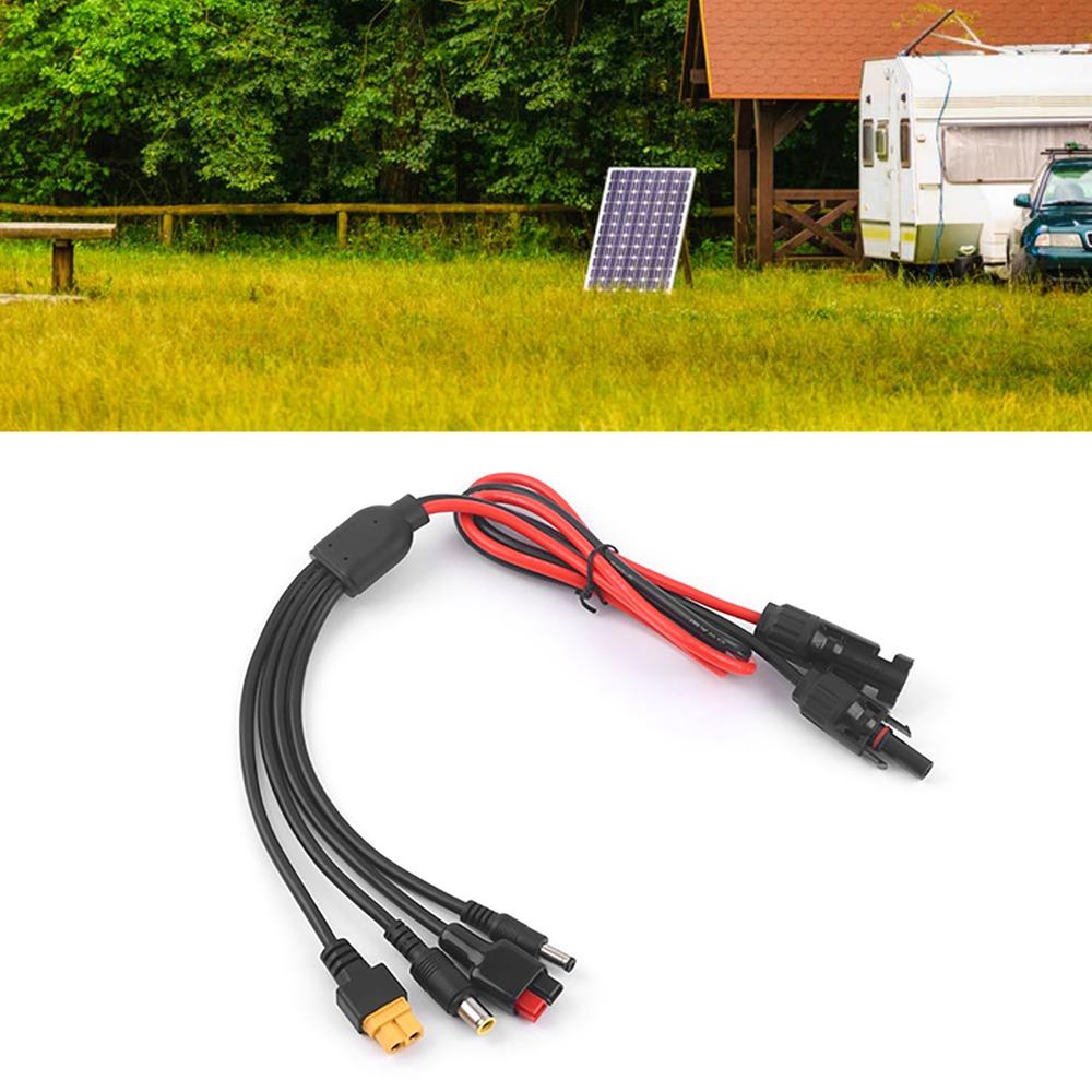 4 In 1 Solar Panel Extension Cable Solar Panel Extension Cord  Power Supply