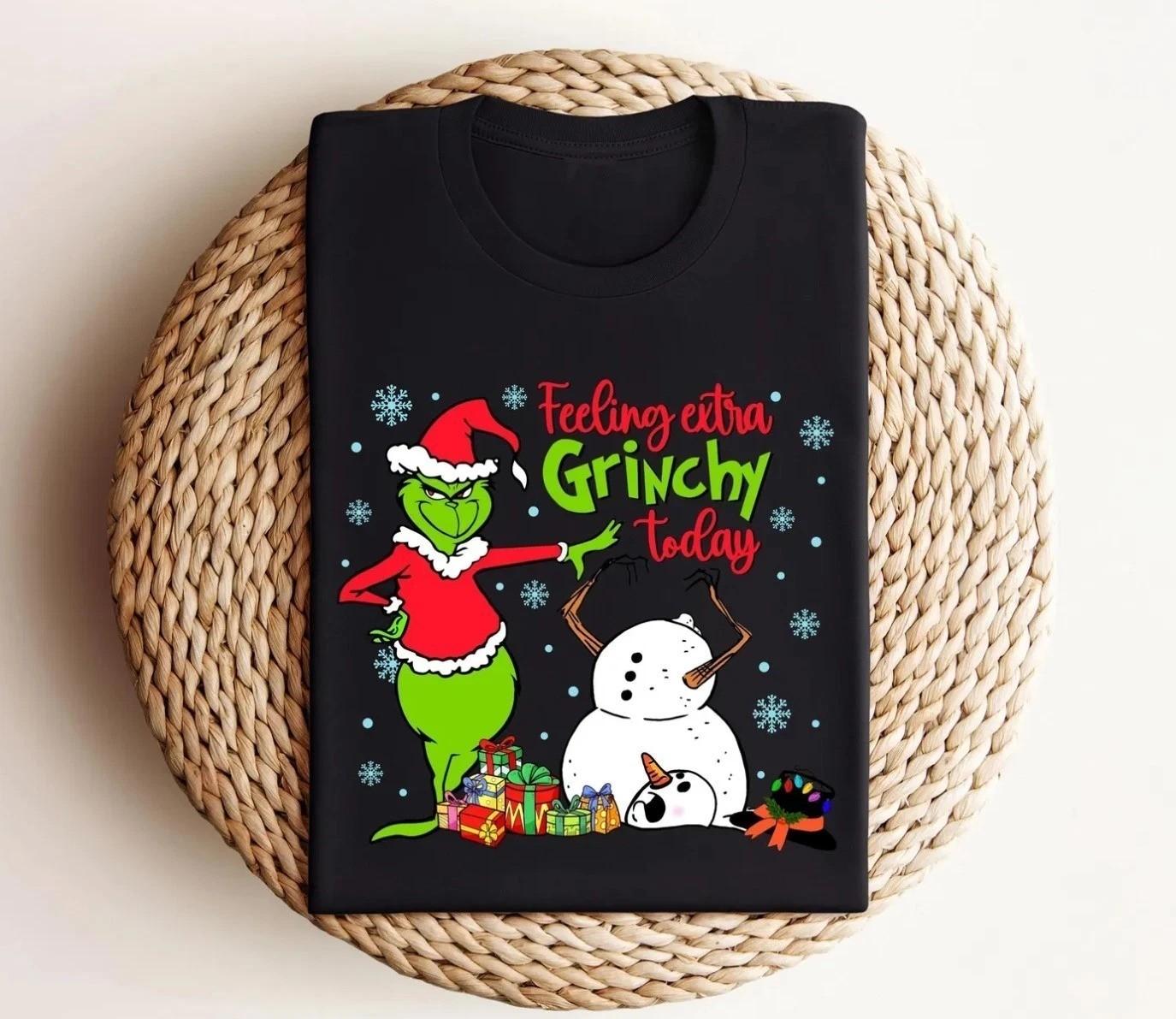 Funny Grinchmas Christmas Shirt, Christmas Shirts Gift Family PP2474 S