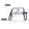 KADAX Glass Butter Dish Butter Dish with Lid Container for Butter Holder