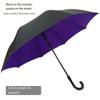 30 "automatic straight handle. Curved handle double layer golf business umbrella Large double men's umbrella windproof umbrella
