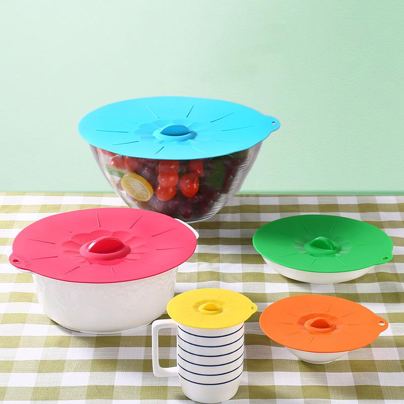 Microwave Bowl Cover Cooking Tools Food Reusable Silicone Stretch Lids Pot Pan Universal Lid Cover Bowl Pot Kitchen Accessories