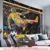 1pc 2D Flat Soccer Theme Backdrop Banner Pattern Decor Garden Patio Holiday Indoor Outdoor Decor Celebration Decor Photo Backdrop Banner