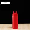 New Plastic Squeezing Sauce bottle Graduated Squeezable Gravy Boats 3 Nozzles Kitchen Accessories Jam Container