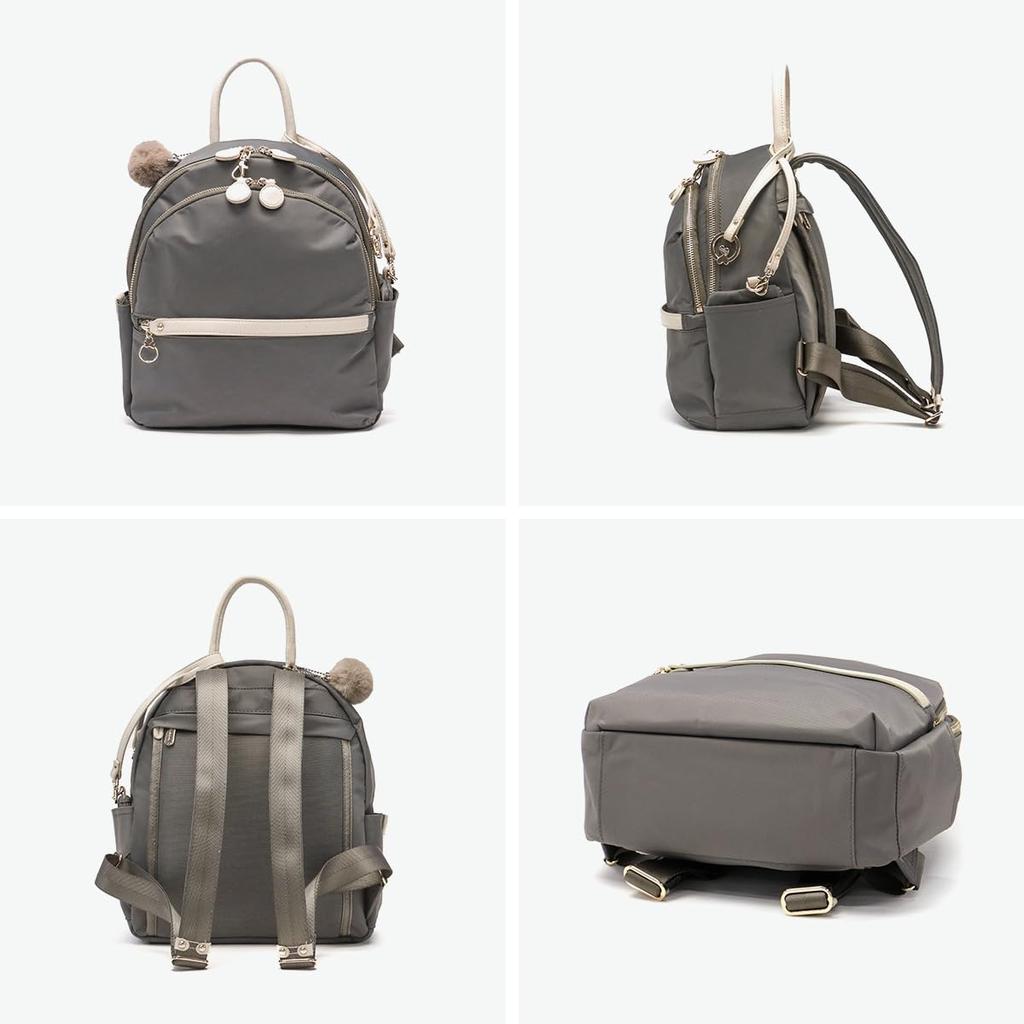 Backpack 10L with Pocket and H30 X W26 X D10cm [Kanana Project] PJ-17 No.11942 Pouch, Women's, Navy,