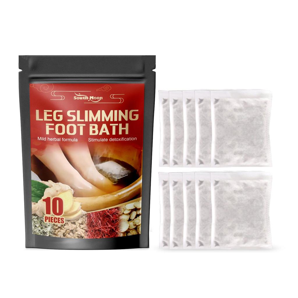 Ginger Foot Soak Herbal Pack Relieve Leg Soreness Swelling Discomfort Expel Cold Disperse Dampness Foot Bath Kit