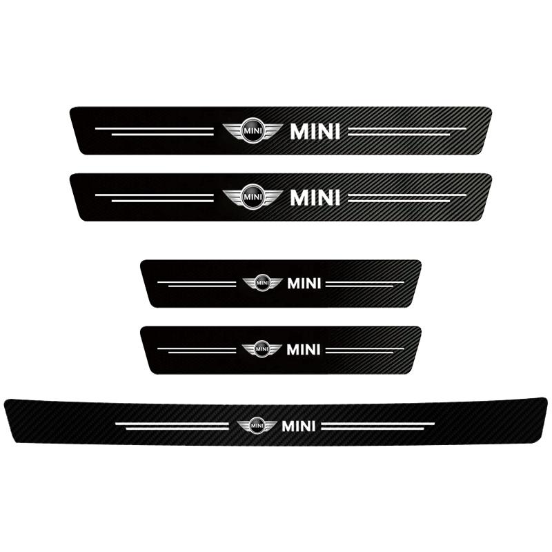 Hochwertiger Carbonfaser Auto Türschwellenschutz Aufkleber Für Mini Cooper JCW Works R56 R50 F54 F55 F56 F57 F60 R52 R53 R55 R57